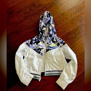 Girls Nike hooded rain jacket